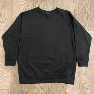 Pinkblush Black Fuzzy Knit Maternity Sweater